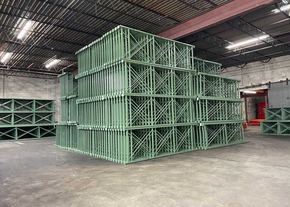 stock teardrop pallet racks